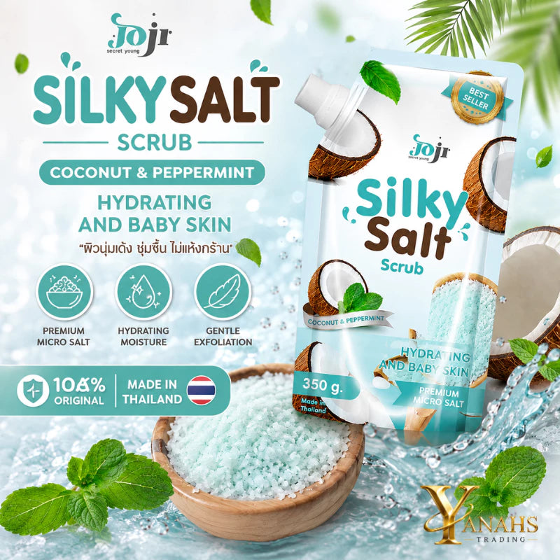 JOJIE SILKY SALT SCRUB COCONUT PEPPERMINT
