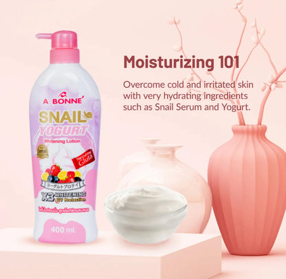A BONNE’ SNAIL YOGURT WHITENING LOTION 500ml
