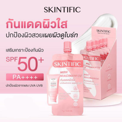 SKINTIFIC MSH Niacinamide Serum Sunscreen SPF50+ PA 7G