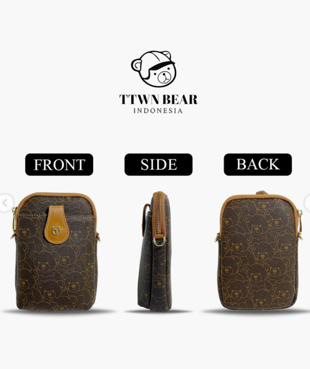 TTWN GUOOBEAR Mobile Phone Bag Brown