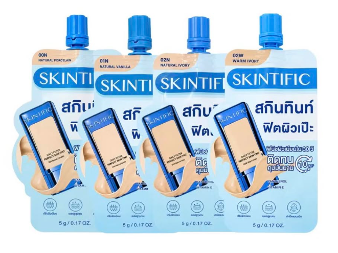 SKINTIFIC Daily Filter Perfect Skin Tint 5G Sachet