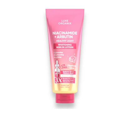 Luxe Organix Niacinamide + Alpha Arbutin Whitening Serum Lotion 350ml