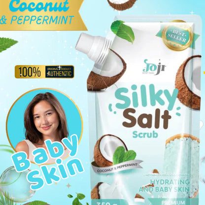 JOJIE SILKY SALT SCRUB COCONUT PEPPERMINT