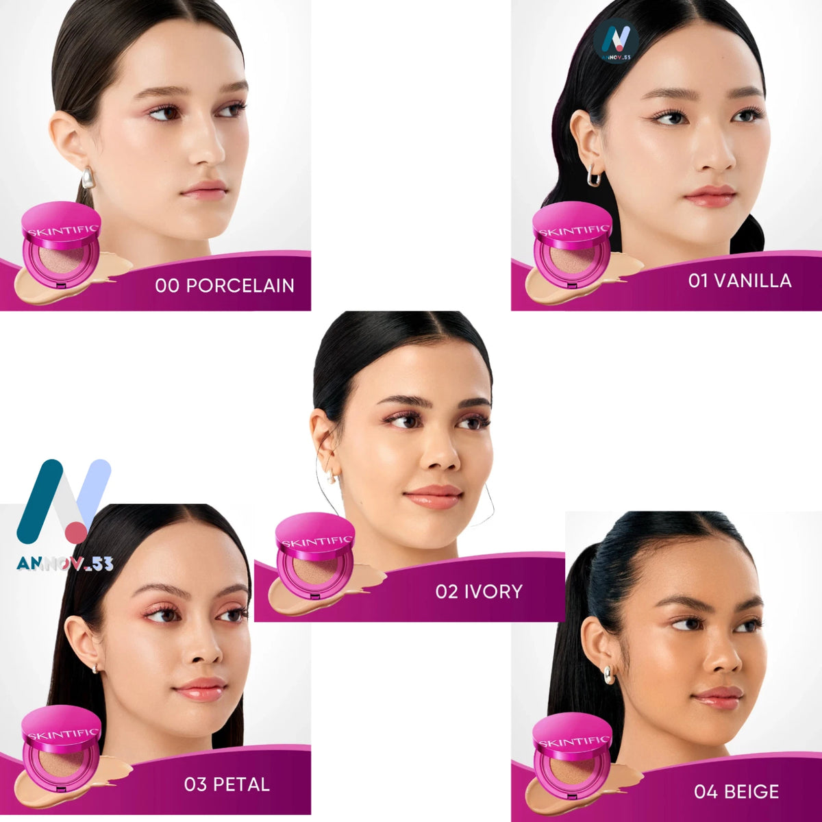 Skintific Glow Perfect Cushion Sachet 5G