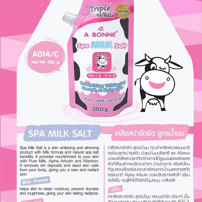 A Bonne’ Spa Milk Salt Scrub 350g