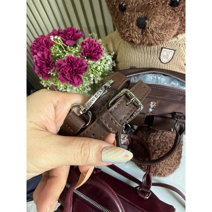 GUOOBEAR NYLON BOWLER BAG 9inches length fits long wallet